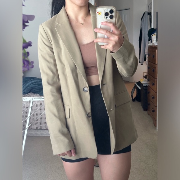 h&m beige blazer - Picture 3 of 4